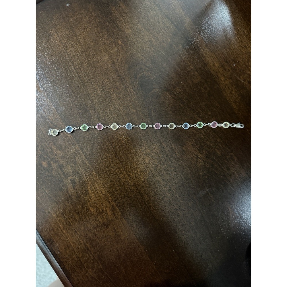 Multicolored crystal bracelet
